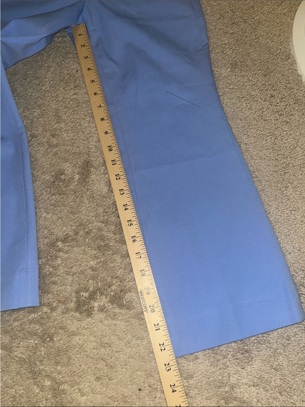 J. Crew Light Blue Wide-Leg Trousers